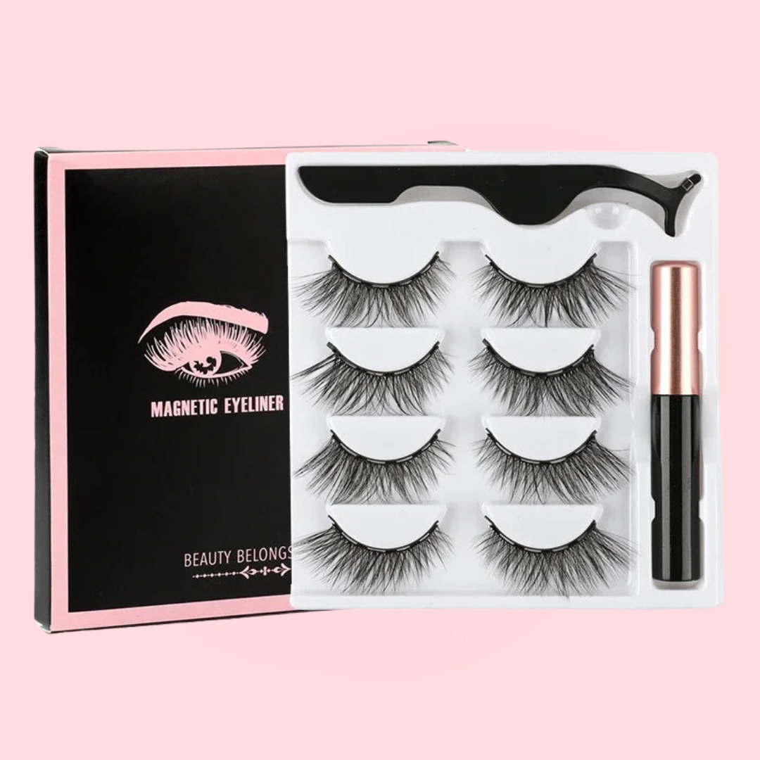 GlamSet – Kit cils magnétiques & eyeliner