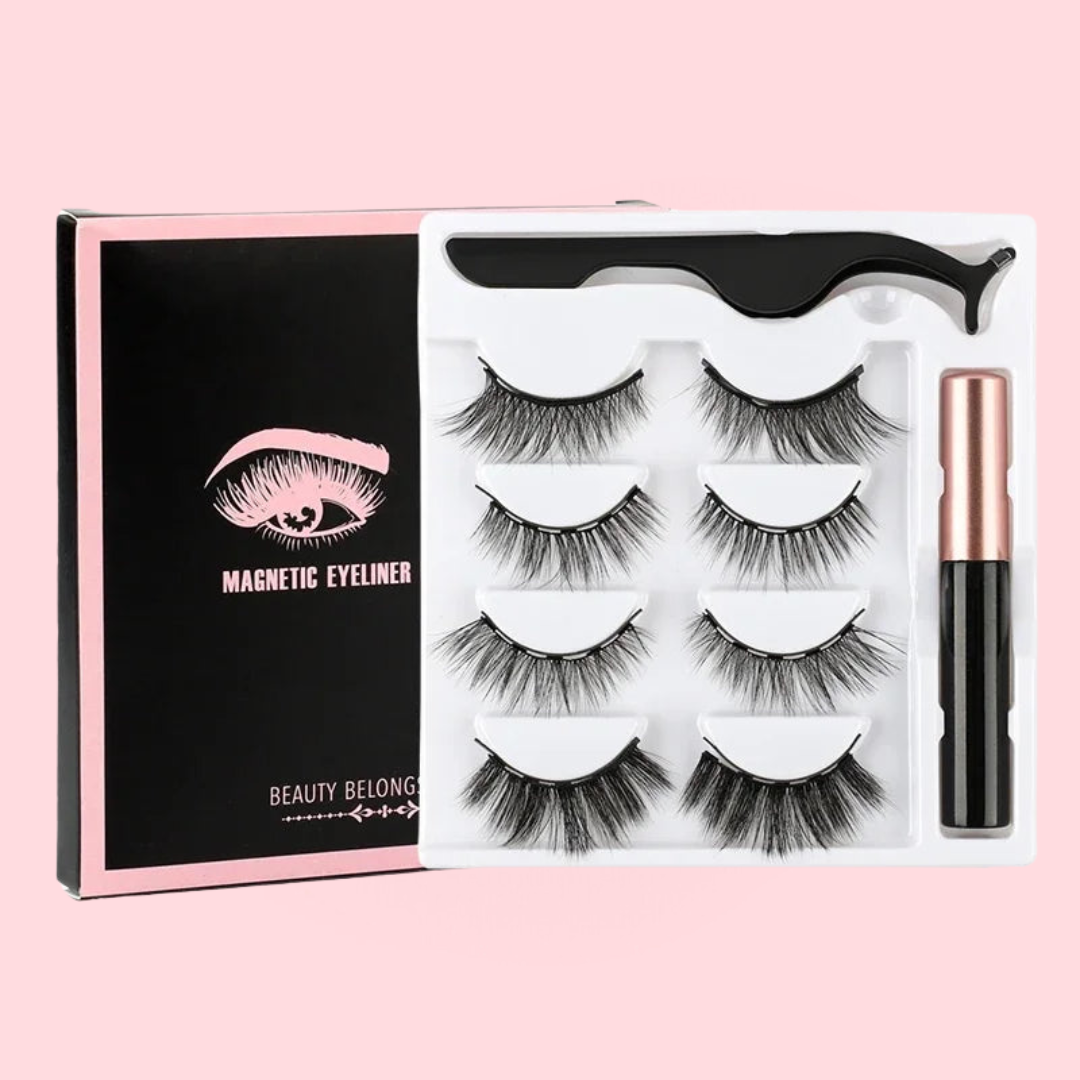 GlamSet – Kit cils magnétiques & eyeliner