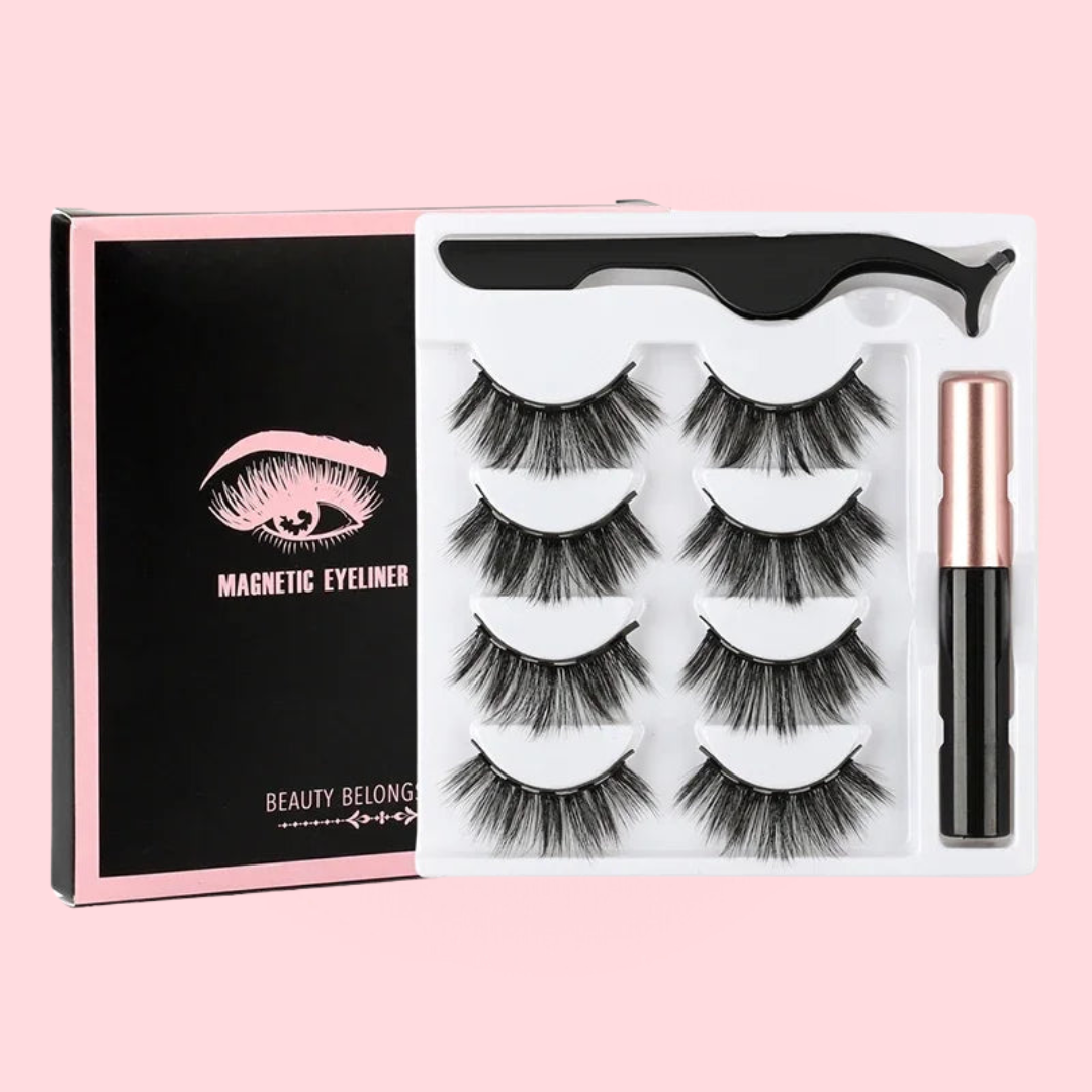 GlamSet – Kit cils magnétiques & eyeliner