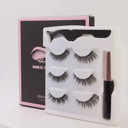 GlamSet – Kit cils magnétiques & eyeliner